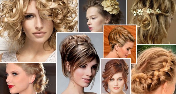 Различные варианты причесок на средние волосы. Фото с сайта sovet.passion.ru
