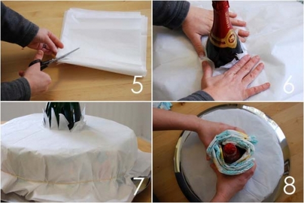 При изготовлении подарка все должно быть стерильно. Фото с сайта http://podarokhandmade.ru/