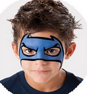 Аквагрим Бетмена очень идет шустрым мальчишкам. Фото с сайта http://3ladies.ru/