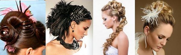 Длинные волосы — различные способы укладки к свадьбе. Фото с сайта http://silky-hair.ru/