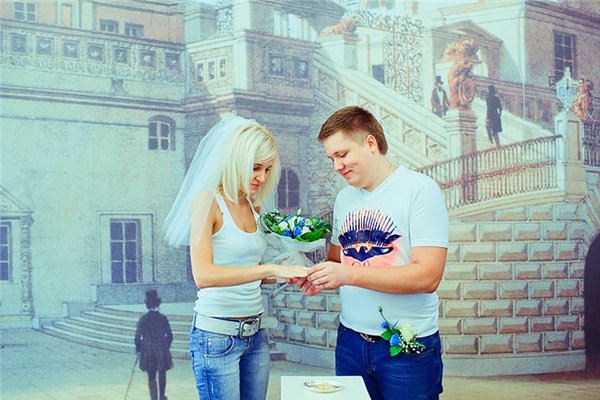 Как оформить джинсовую свадьбу. Фото с сайта http://www.wedding-magazine.ru