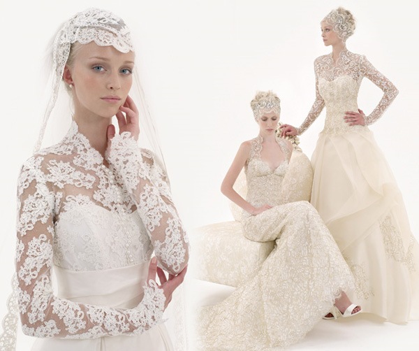 Кружево в оформлении свадебного платья выглядит шикарно. Фото с сайта www.savdba-for-you.ru