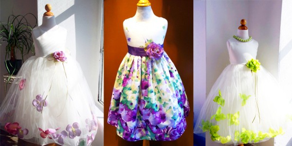 Цветочная тема в оформлении выпускного платья. Фото с сайта fammeo.ru