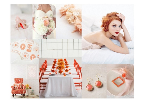 Оформление оранжевой свадьбы. Фото с сайта perfectbride.ru