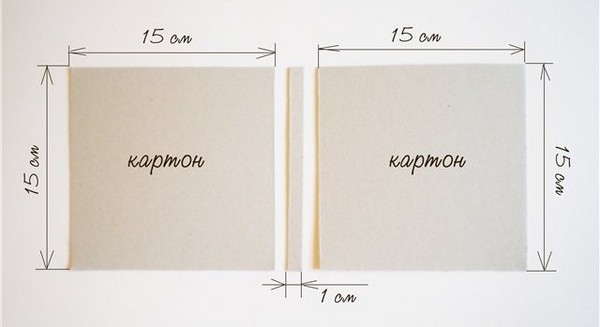 Вырезаем квадратики для основы. Фото с сайта http://maminy-mysli.ru