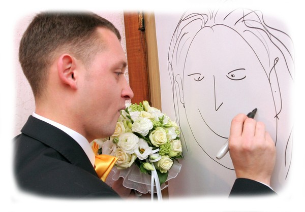 Портрет невесты в исполнении жениха. Фото с сайта www.wedy-k.ru