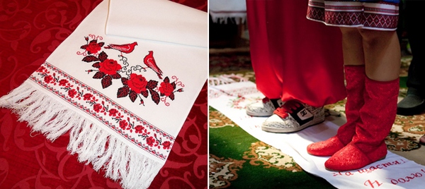 Рушники на свадьбе — их предназначение. Фото с сайта weddingindustry.ru