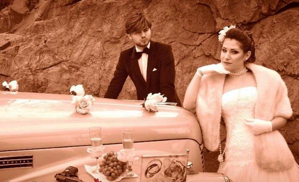 Как устроить свадьбу в стиле ретро? Фото с сайта  www.davai-pojenimsya.ru