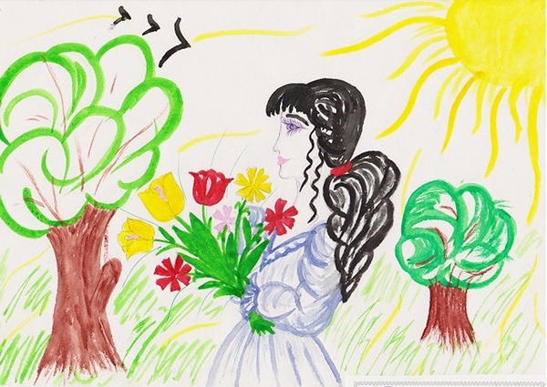 Рисуем для мамы счастье. Фото с сайта book-hall.ru